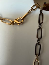 Image 4 of Stunning black & gold Chain Necklace