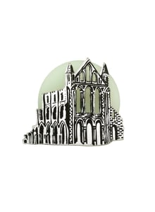 Image of Tatty Devine - Whitby Abbey GITD Brooch