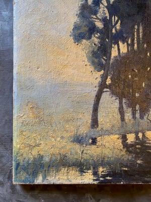 Image of painting - blue tree