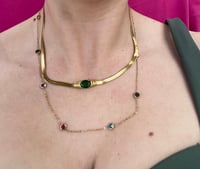 Image 2 of The Multi-Colour Gem Necklace 
