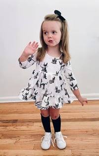 Image 1 of Dbl Ruffle Peplum | multiple prints | Boo'd by Jes