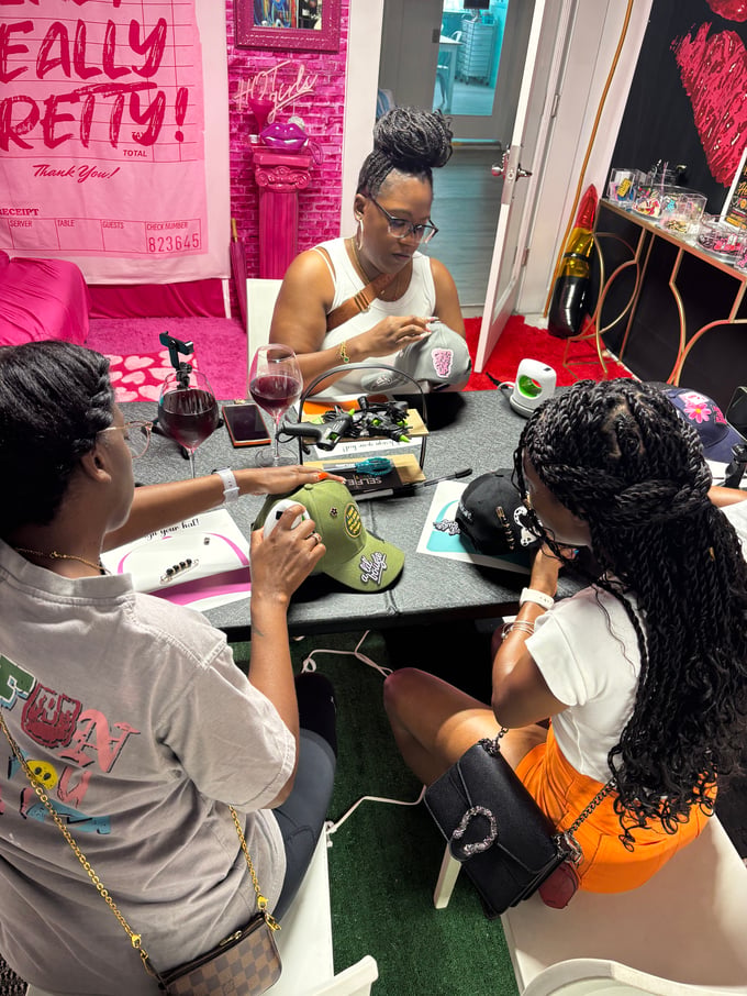 Image of Patch & Pour DIY Hat Experience