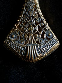 Image 6 of Ornate Vintage Hand mirror with Real Preserved Web - 2