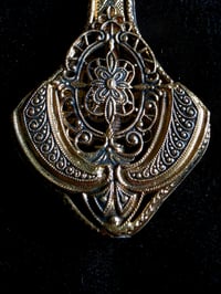 Image 5 of Ornate Vintage Hand mirror with Real Preserved Web - 5