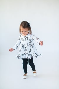 Image 2 of Dbl Ruffle Peplum | multiple prints | Boo'd by Jes