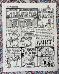 K Chronicles Original Art- "2004 Red Sox White House Visit"