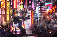 Mad Cat MKII in the city!