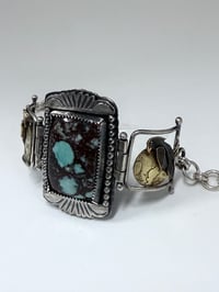 Image 3 of Turquoise Link Bracelet