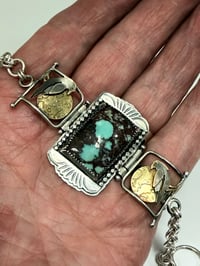 Image 5 of Turquoise Link Bracelet