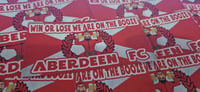 Image 2 of Pack of 25 10x5cm Aberdeen Win or loose Football/Ultras Stickers.