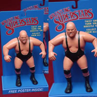 Image 2 of BLUE SPACE SAVER RUBBER WRESTLER DISPLAY STAND