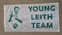 **HALF PRICE**Hibs, Hibernian Young Leith Team 1x0.5m Football/Ultras Flag.