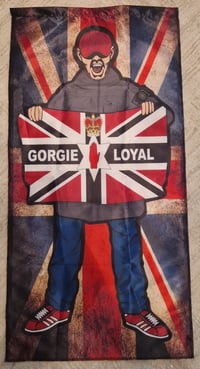 **HALF PRICE**Hearts Gorgie Loyal Team 1x0.5m Football/Ultras Flag.