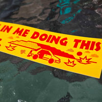 Image 2 of BCS Be Myself Screen Printed Vinyl Sticker 