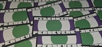Image 1 of Pack of 25 10x5cm Hibs, Hibernian Persevere Mod style Football/Ultras Stickers