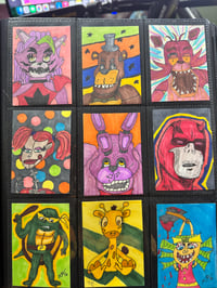 Image 3 of 1 of 1 Hand Drawn Trading Cards