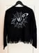 Image of Vampire's Web Black Fringe Lightweight Studded Jacket