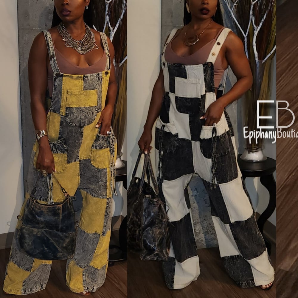 Image of The Mina Checkered Overalls