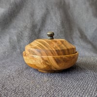 Image 4 of Small Lidded Bowl - Cherry - 3.5" x 1.25"