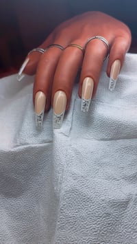 Image 1 of Love Lines Nude French Press-On Nails