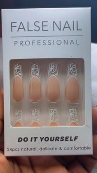 Image 2 of Love Lines Nude French Press-On Nails