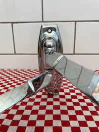 Image 2 of Vintage 1960's French Hotel Wall Mounted Chrome Plated Swivel Towel Rail