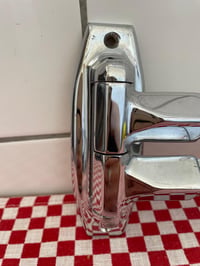 Image 4 of Vintage 1960's French Hotel Wall Mounted Chrome Plated Swivel Towel Rail