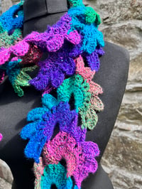 Image 3 of Peacock Feathers Scarf