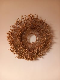 Image 2 of Dried flax wreath
