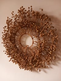 Image 1 of Dried flax wreath