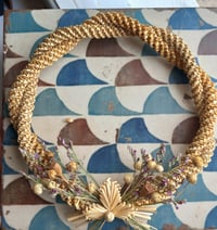 Image 2 of Wheat straw spiral wreath