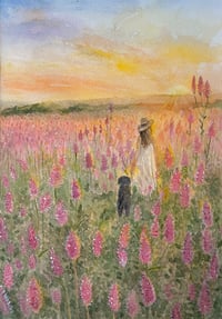 Golden Wander ー Original Watercolour