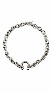 Image 1 of Pierced Neckpiece - Chrome