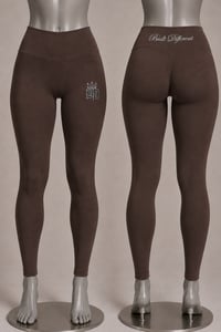 Image 1 of Built Different Chocolate Sculpt Leggings