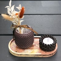 Image 4 of Tea Light Candle & Diffuser hand made high quality Eco Resin gifts sets by Lazy Hound Designs