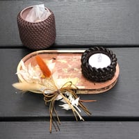 Image 7 of Tea Light Candle & Diffuser hand made high quality Eco Resin gifts sets by Lazy Hound Designs
