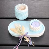 Image 6 of CLOUDY  Tea Light Candle & Diffuser hand made high quality Eco Resin gifts sets by Lazy...