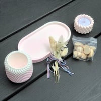 Image 10 of PETAL PINK  Tea Light Candle & Diffuser hand made high quality Eco Resin gifts sets...