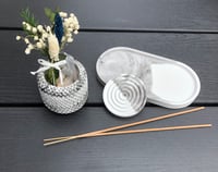 Image 1 of ECLIPSE Incense & Diffuser hand made high quality Eco Resin gifts sets by Lazy Hound Designs