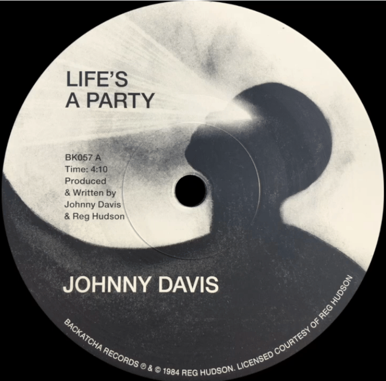 Image of Johnny Davis - Life's A Party / Expand Your Mind - 7" (BACKATCHA)