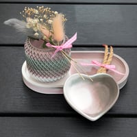 Image 2 of HEART Incense & Diffuser hand made high quality Eco Resin gifts sets by Lazy ...