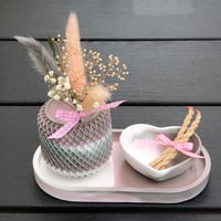 Image 1 of HEART Incense & Diffuser hand made high quality Eco Resin gifts sets by Lazy ...