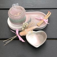 Image 7 of HEART Incense & Diffuser hand made high quality Eco Resin gifts sets by Lazy ...