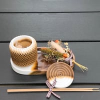 Image 2 of GOLDEN BROWN  Incense & Diffuser hand made high quality Eco Resin gifts sets by Lazy ...