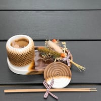 Image 4 of GOLDEN BROWN  Incense & Diffuser hand made high quality Eco Resin gifts sets by Lazy ...