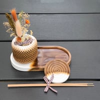 Image 8 of GOLDEN BROWN  Incense & Diffuser hand made high quality Eco Resin gifts sets by Lazy ...