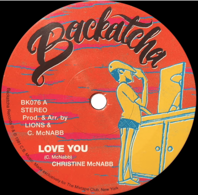 Image of Christine McNabb - Love You / Combination - 12" (BACKATCHA)