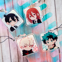 Image 1 of Phone Charms - Aki, Angel, Bakugo. Deku