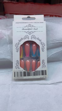 Image 2 of Color Pop V-French Press-On Nails 🌈