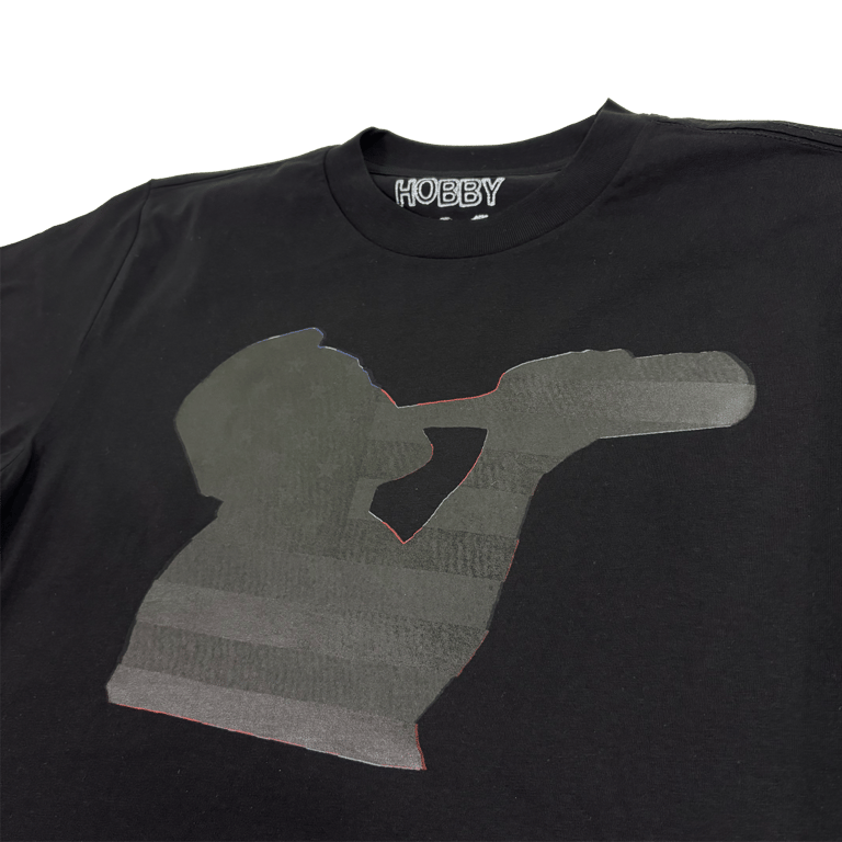 American Blackout Cropped (women's fit)(black) Image 2